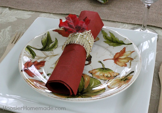 Thanksgiving Tablescape | HoosierHomemade.com