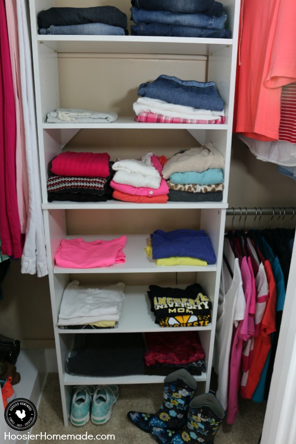 Is your closet a mess? Learn Tips on Organizing a Closet! From start to finish we take you through the steps you need. Be sure to save this by pinning to your Organizing Board!