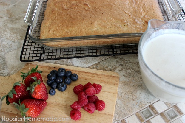 Tres Leches and Berry Parfaits :: Recipe on HoosierHomemade.com