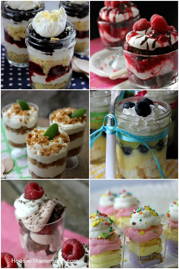 Trifle Dessert Recipes that are SUPER easy to make yet look impressive! Strawberry - Blueberry - Lemon - Key Lime - Raspberry - Cheesecake + MORE! 