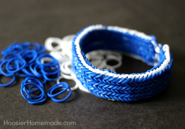 homemade rubber band loom