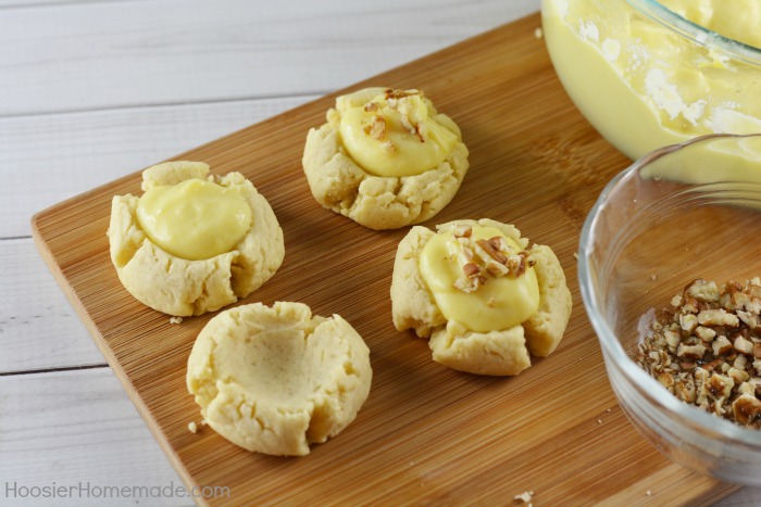 Creamy Vanilla Thumbprint Cookies