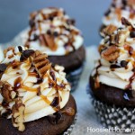 Chocolate Turtle Cupcakes | Recipe on HoosierHomemade.com