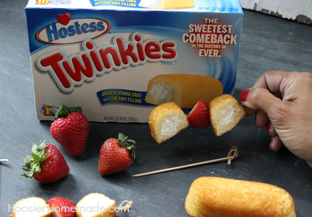 Twinkie Strawberry Shortcake Bites ::  HoosierHomemade.com