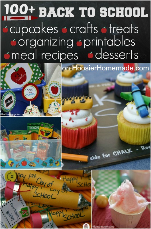 100+ Back to School Ideas on HoosierHomemade.com