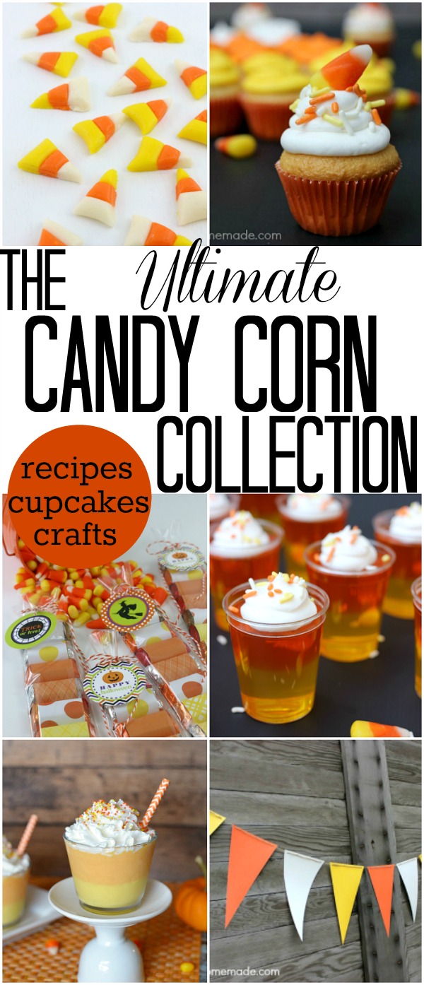CANDY CORN COLLECTION -- RECIPES, CUPCAKES + CRAFTS