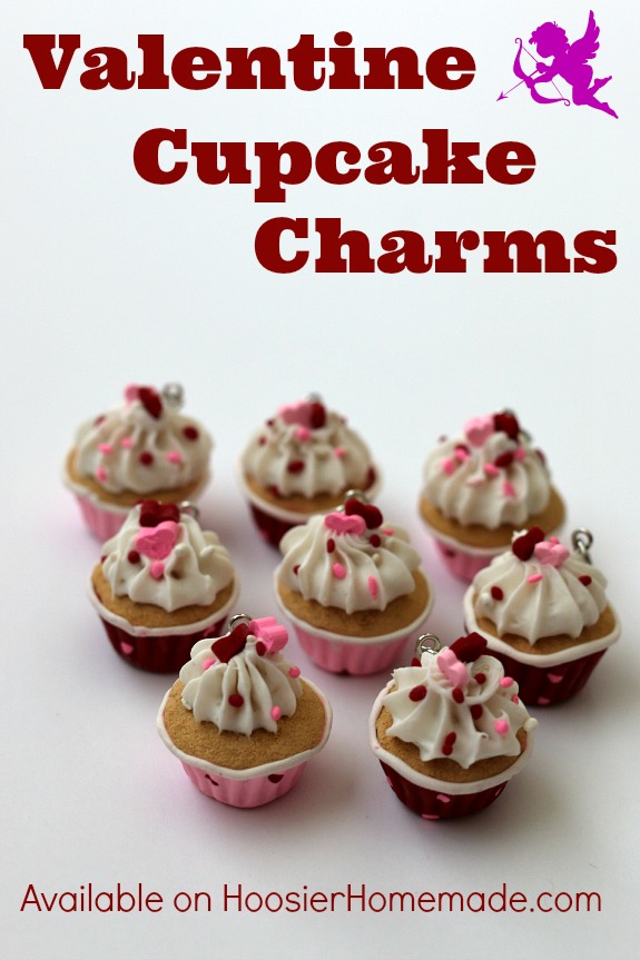 Love cupcakes? These adorable Valentine Cupcake Charms are adorable! Grab yours today! Pin to your Cupcake Board!