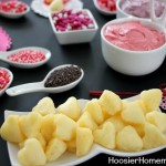 Valentine's Day Cupcake Fondue :: Recipes on HoosierHomemade.com