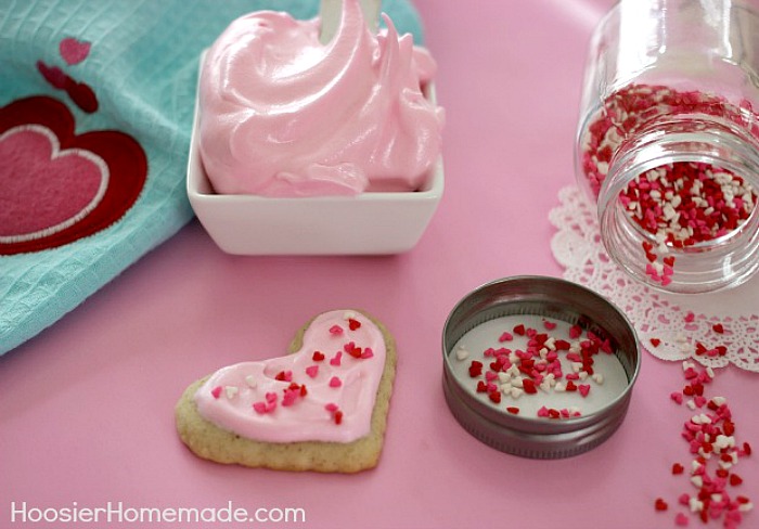 Frosting for Valentine Sugar Cookies