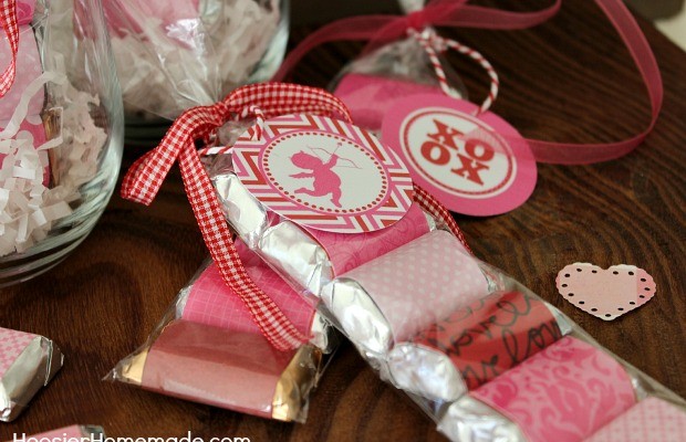 Easy Valentine Treat Bags - Hoosier Homemade