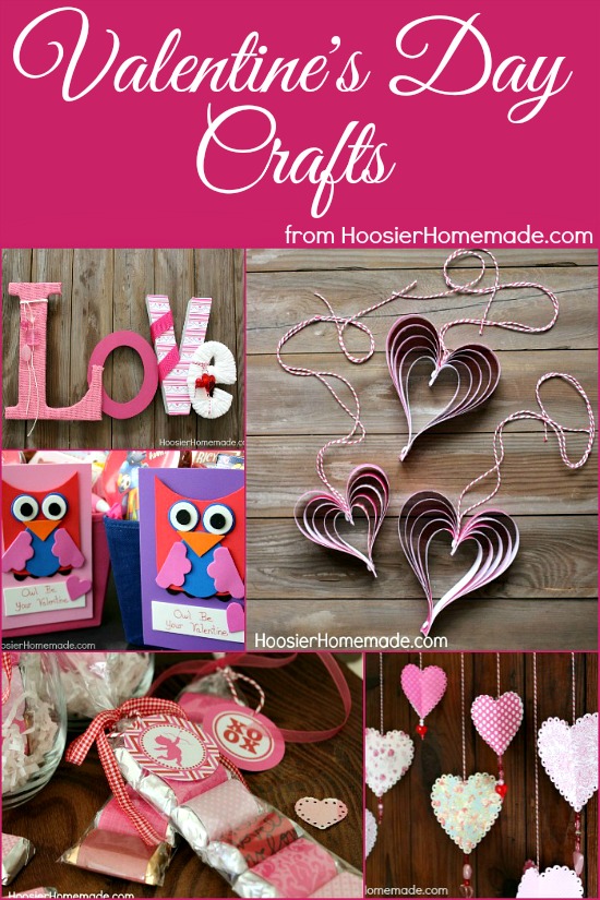 Valentine's Day Crafts from HoosierHomemade.com