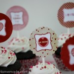 Valentine's Day Cupcake Toppers.HH.1