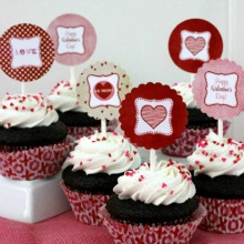 Valentine's Day Cupcake Toppers.PAGE