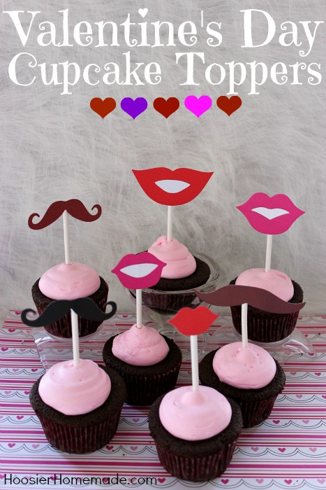 Moustache Design Cupcake Topper DIY Birthday Decor Party Bakery Cake Topper Cute 