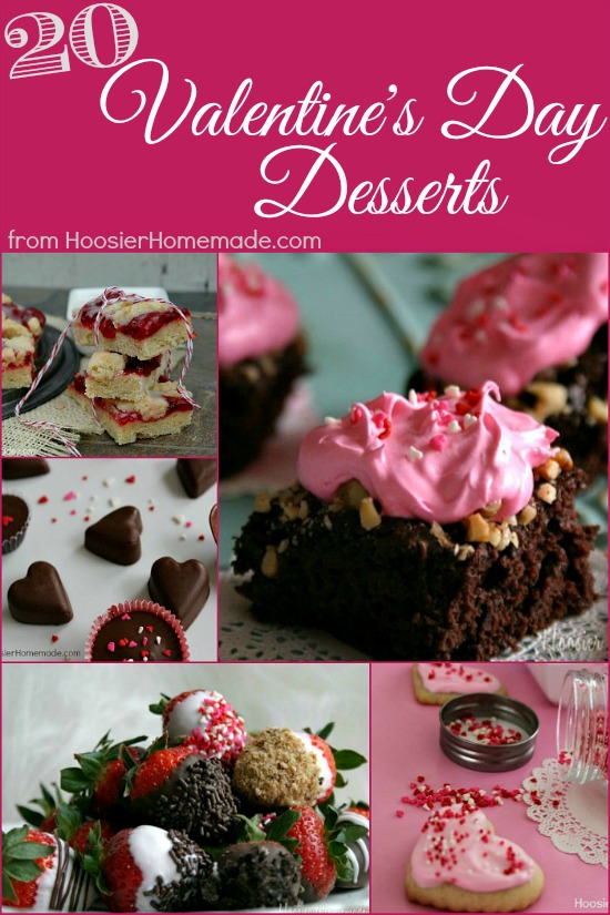 Valentine's Day Desserts from HoosierHomemade.com