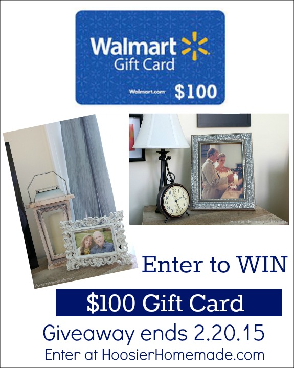 Enter to win a $100 Walmart Gift Card