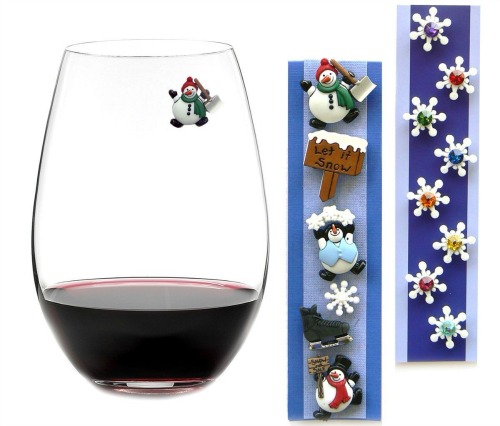 Wine Glass Charms - magnetic