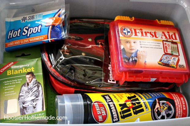 Homemade car deals survival kit