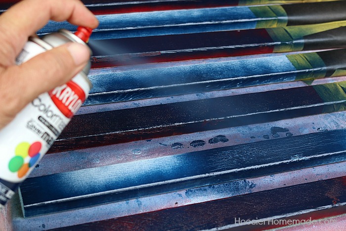 HOW TO MAKE A WOODEN FLAG -- Making a wooden flag is MUCH easier than you think! Some wood, a little paint and screws and you have a patriotic flag to hang in your home! 