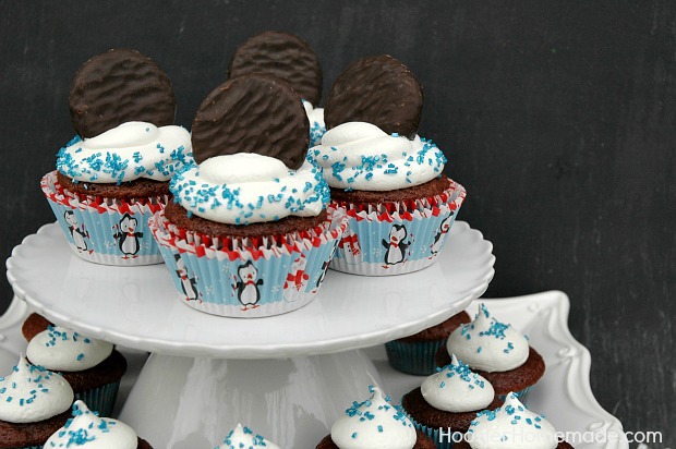 York Peppermint Pattie Cupcakes