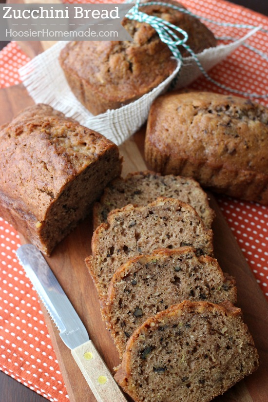 Zucchini Bread Recipe | on HoosierHomemade.com