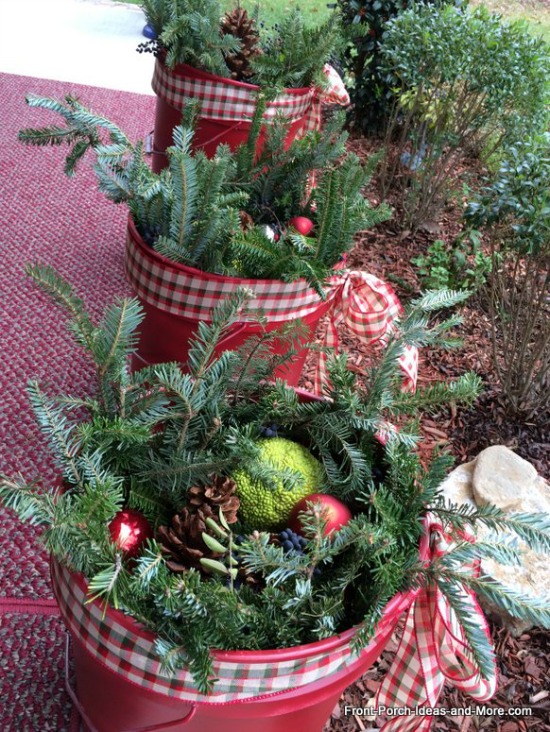 Christmas Front Porch Decorating