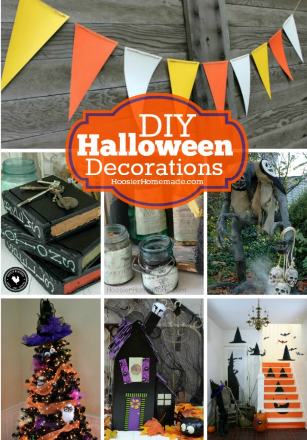 Create one of these EASY Halloween Decorations for your home, Halloween Party, office, classroom and more! Grab the kids! It's time to decorate for Halloween!
