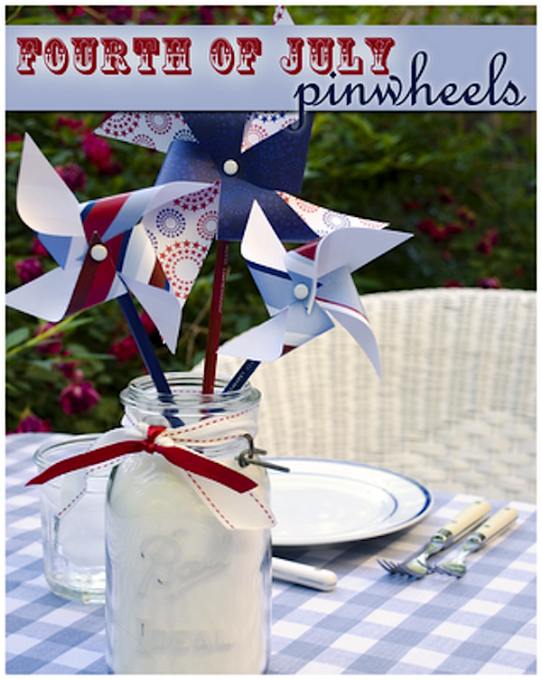 fourth of july pinwheels