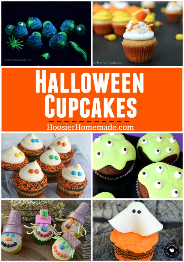 Fun and EASY to make Halloween Cupcakes - Glow in the Dark, Candy Corn, Ghosts and more! Everything you need for your Halloween Party!