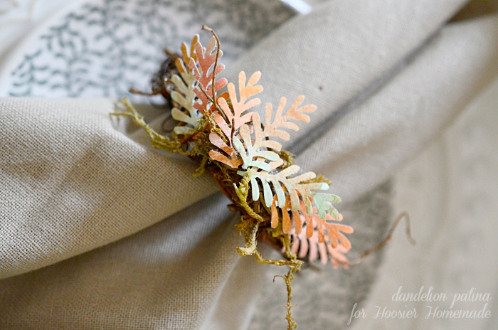 Grapevine deals napkin rings