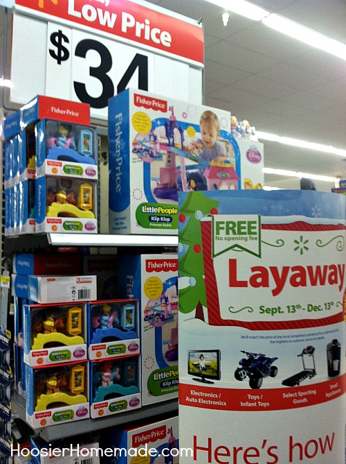 Layaway at Walmart