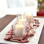 Peppermint Candy with Candles