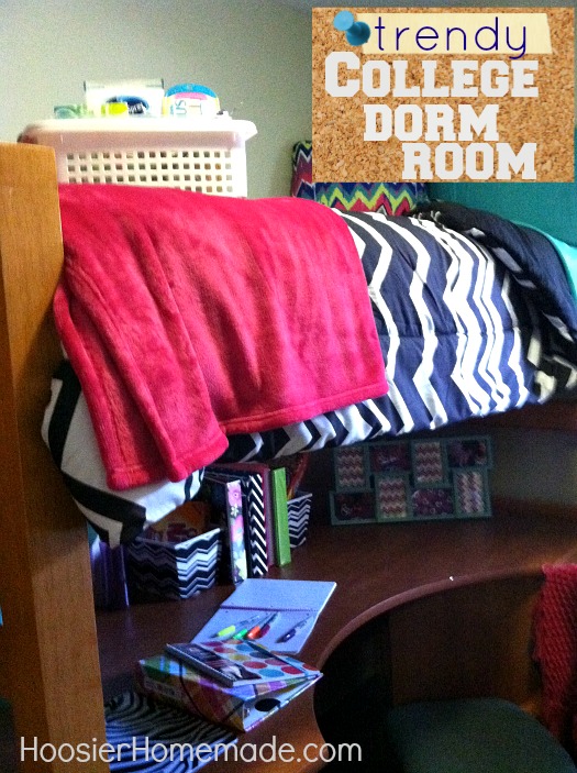 Decorating your College Dorm Room :: HoosierHomemade.com