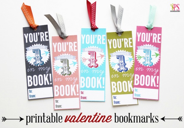 Printable Valentine's Day Bookmark