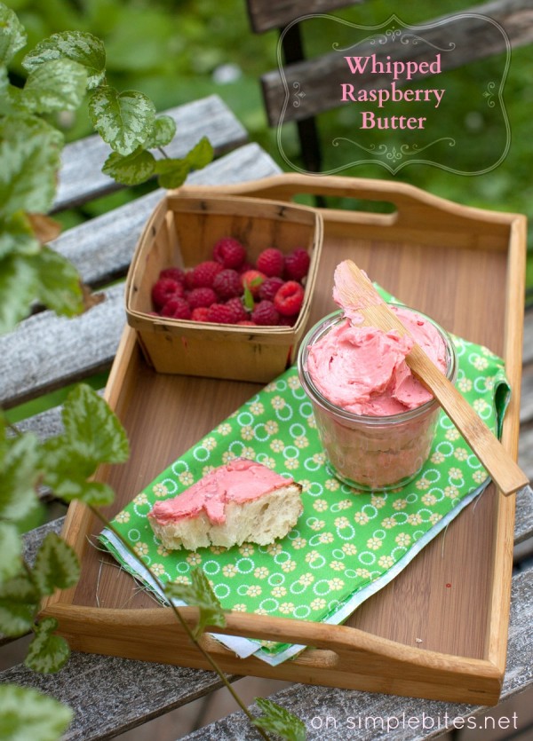 Get the biscuits ready! With just 3 ingredients to can make this luscious Whipped Raspberry Honey Butter! Pin to your Recipe Board!