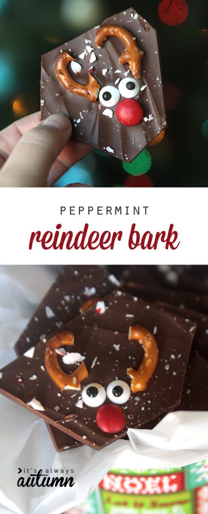 Peppermint Reindeer Bark