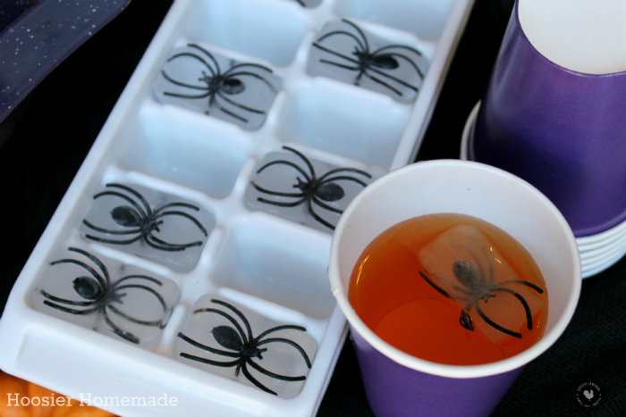 Spiders in Ice Cubes