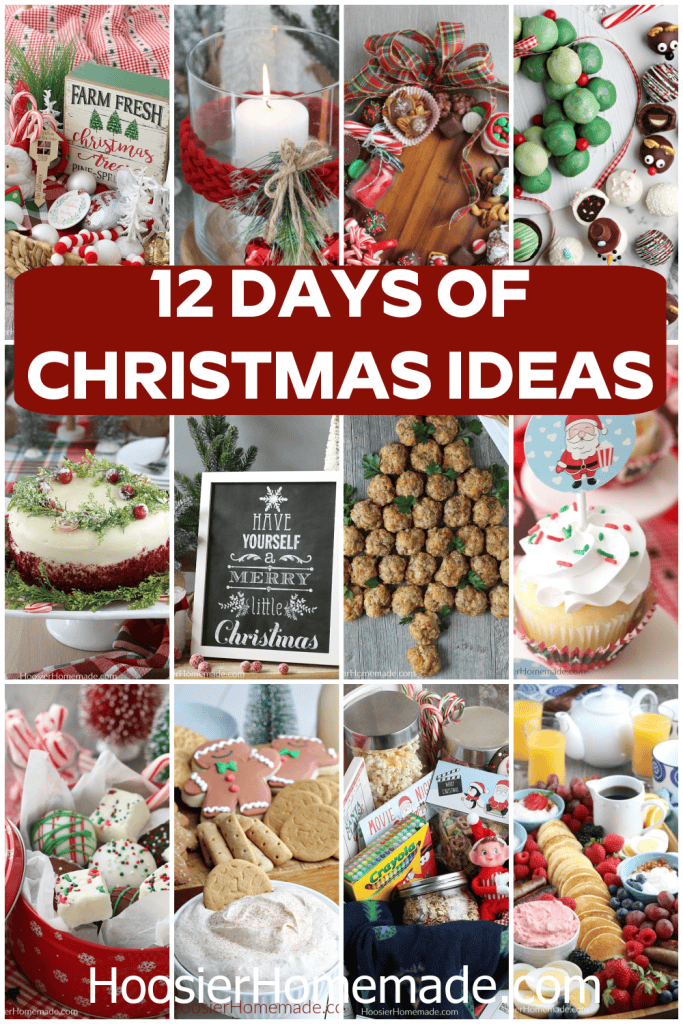 Pinterest image for 12 Days of Christmas Ideas