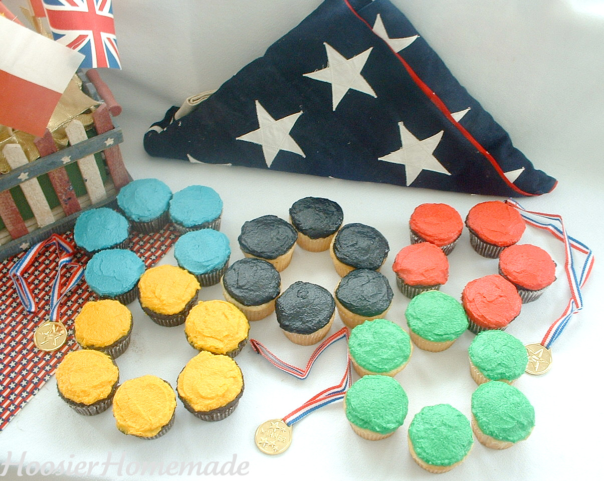 Olympic Cupcakes ~ Cupcake Tuesday