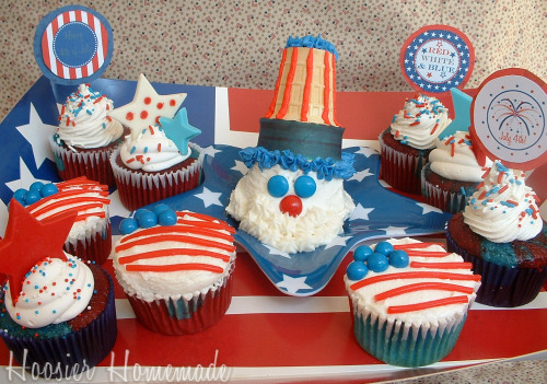 Cupcake Tuesday~Fourth of July Cupcakes