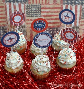 Fourth of July Cupcakes: Cupcake Tuesday - Hoosier Homemade