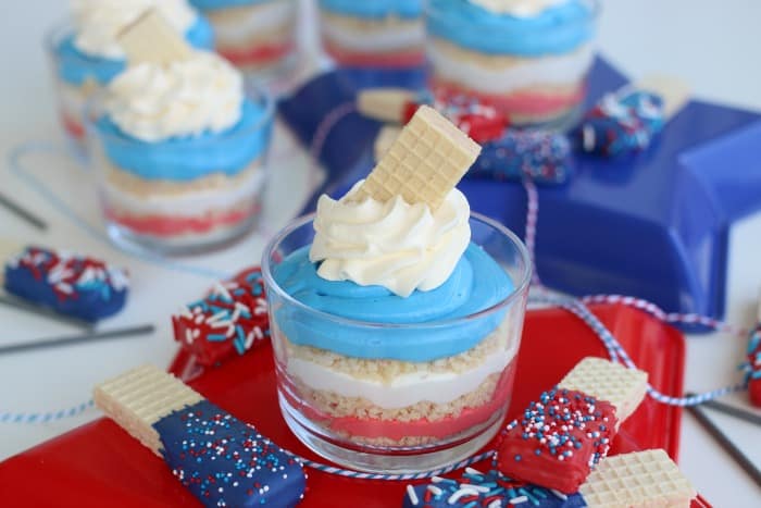 No Bake Cheesecake for the 4th of July
