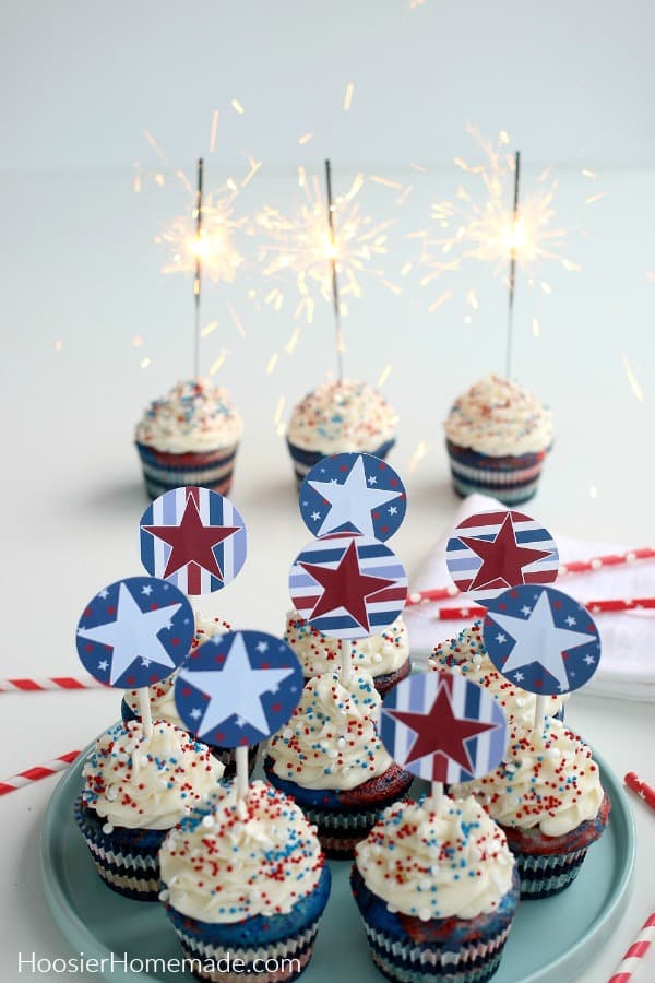 4th of July Cupcakes