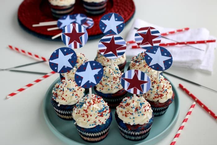 4th of July Cupcakes