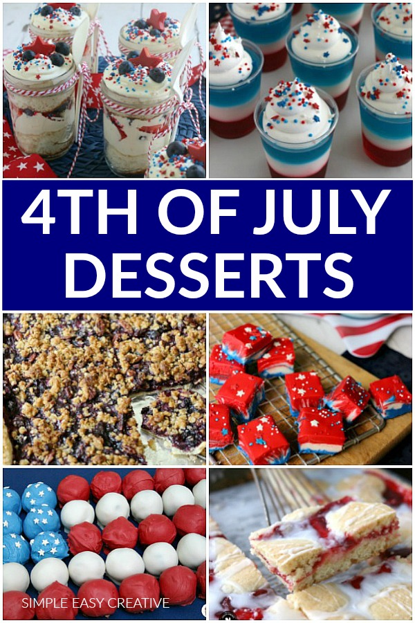 4th of July Desserts