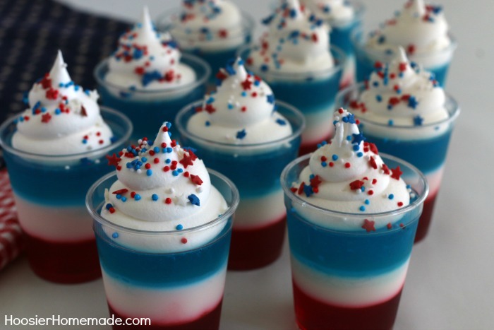 4th of July Jello Shots