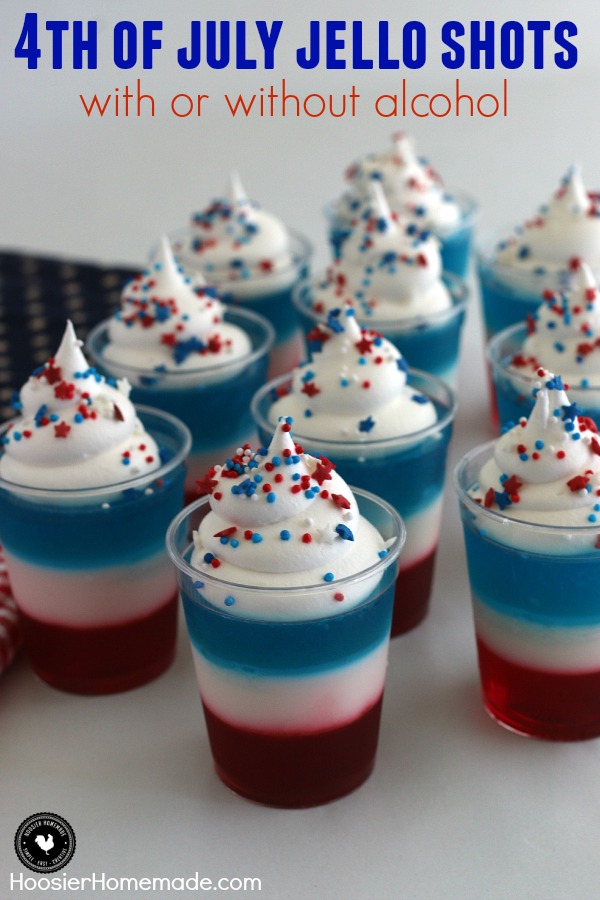 4th of July Jello Shots 