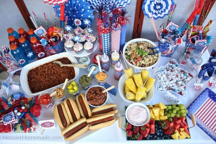4th of July Party Table