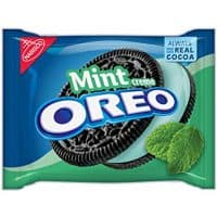 Oreo Chocolate & Mint Creme Sandwich Cookies 15.25 Oz. (2 Pack)