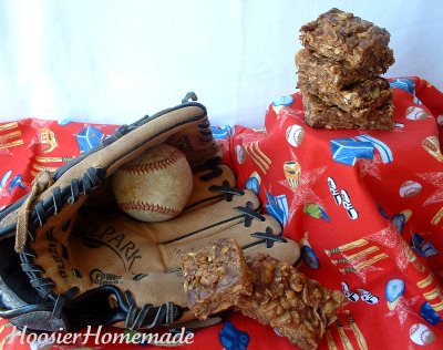 Baseball Treats~Babe Ruth Bars & Baseball Cupcakes